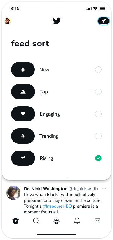 mobile twitter mockups